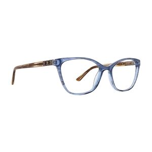 NWT Badgley Mischka Florine Blue Blue Eyeglasses